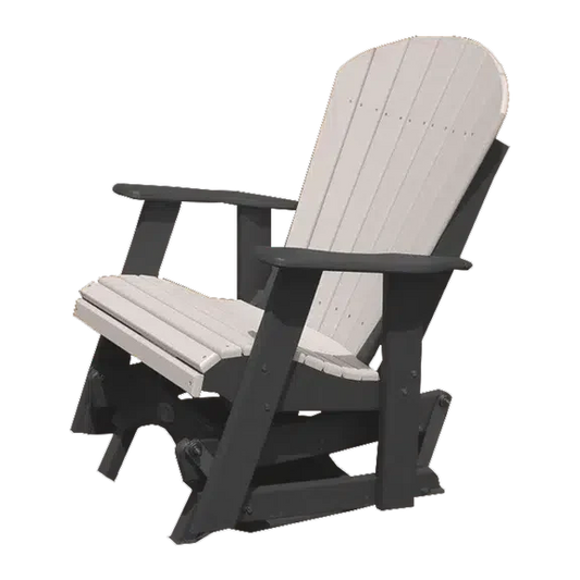Buck Stove Fan Back Black/Weathered Single Glider