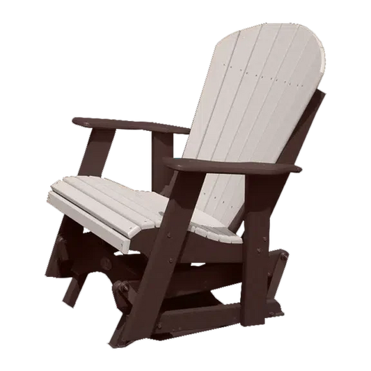 Buck Stove Fan Back Chocolate/Weathered Single Glider