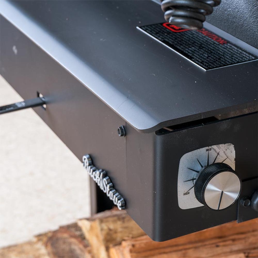 Buck Stove Model 21 Non-Catalytic and Blower Assembly Standard Wood Burning Stove With Gold Door Finish