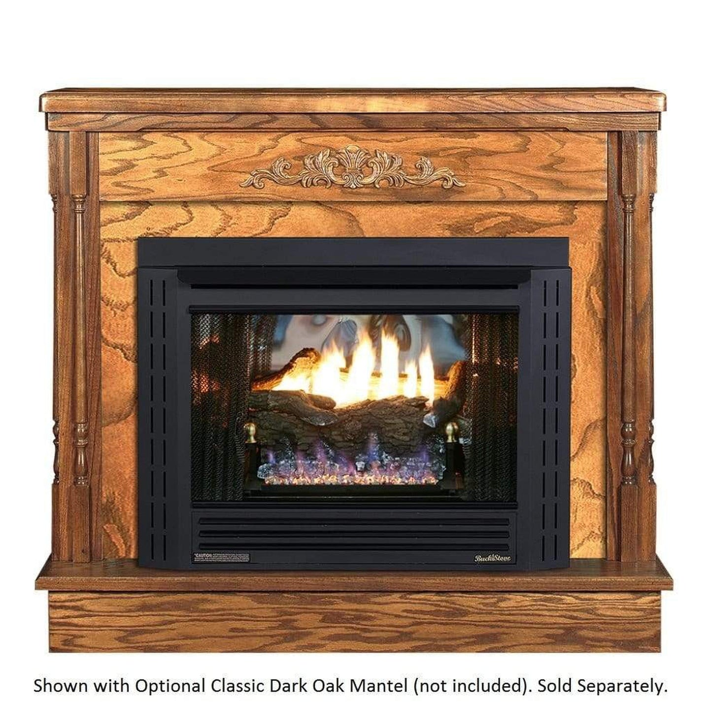 Buck Stove Model 34 Contemporary Vent Free Liquid Propane Gas Stove