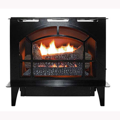 Buck Stove Townsend II 27" Black Steel Series Liquid Propane Gas Stove