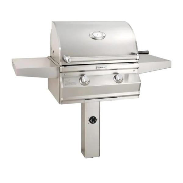 Fire Magic Choice 24" Multi-User In-Ground Post Grill with Analog Thermometer, Liquid Propane (CMA430S-RT1P-G6)