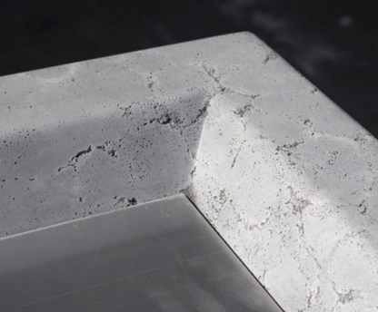 Cabo Square Concrete Fire Pit by The Outdoor Plus - Free Cover Included