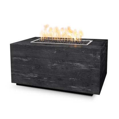 Catalina Wood Grain Fire Pit by The Outdoor Plus - Free Cover Included
