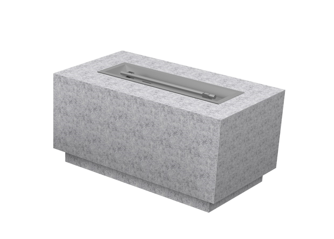 Catalina Gas Fire Pit Kit - Ready-to-Finish  - 72" x 36" x 24" - by The Outdoor Plus