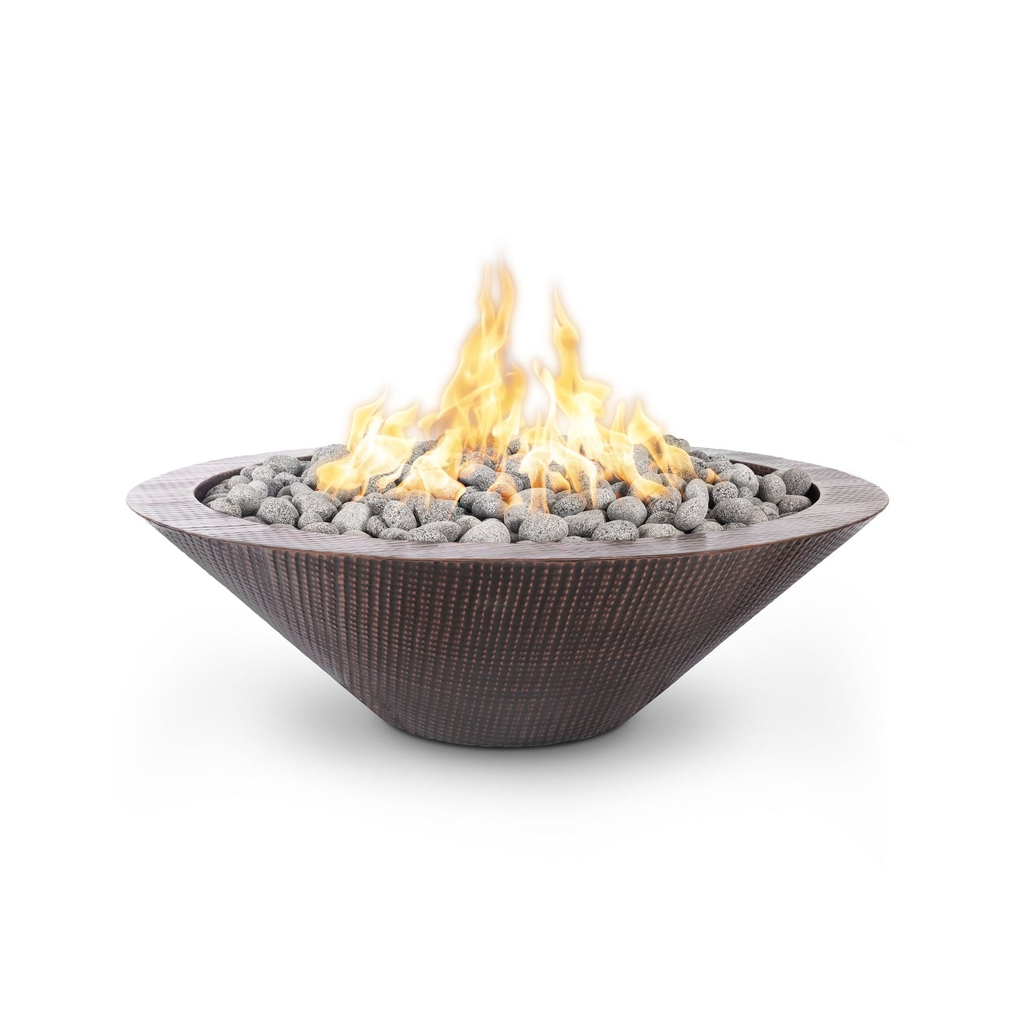 Cazo 48" Copper Narrow Ledge Fire Pit by The Outdoor Plus - Free Cover Included