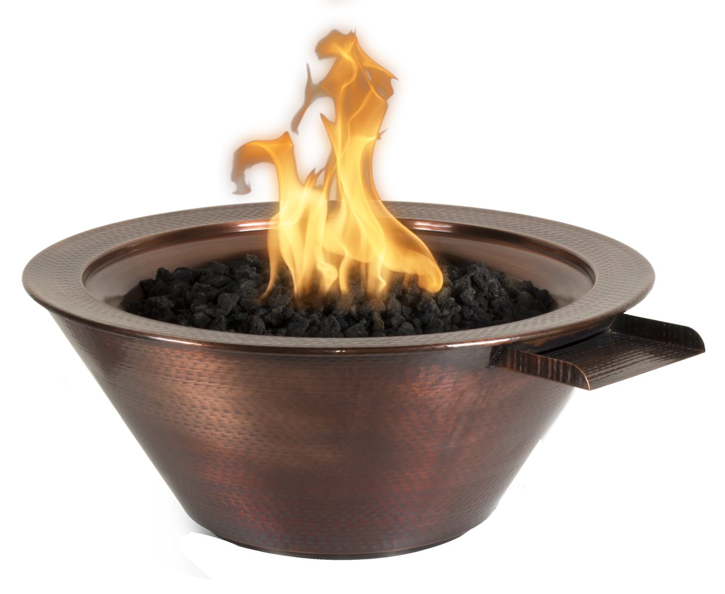 Cazo Copper Fire & Water Bowl by The Outdoor Plus - Free Cover Included
