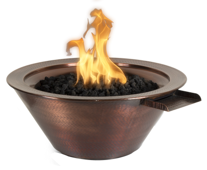 Cazo Copper Fire & Water Bowl by The Outdoor Plus - Free Cover Included