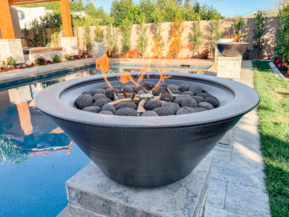 Cazo Powdercoated Steel Fire Bowl by The Outdoor Plus - Free Cover Included
