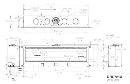 Montigo DelRay Linear DRL7213 Gas Fireplace