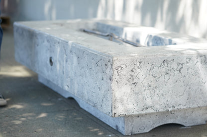 Del Mar Concrete Fire Pit by The Outdoor Plus - Free Cover Included