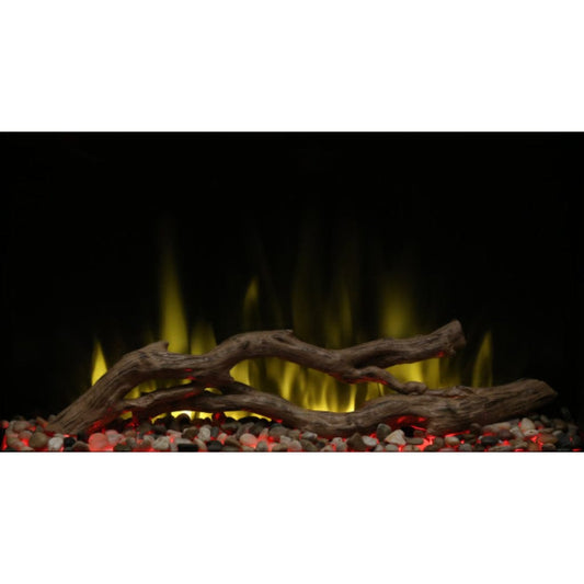 Dimplex Driftwood & River Rock Media Kit Accessory for Multi-fire XHD