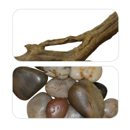 Dimplex Driftwood & River Rock Media Kit Accessory for Multi-fire XHD