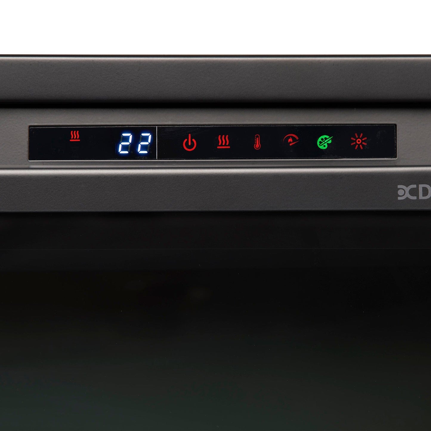 Dimplex Nova 23" Plug-in Electric Firebox With Acrylic Crystals Ember Bed