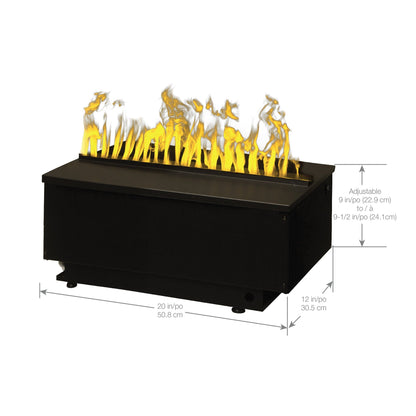 Dimplex Optimyst 500 Cassette 20" Built-in Water Vapor Fireplace