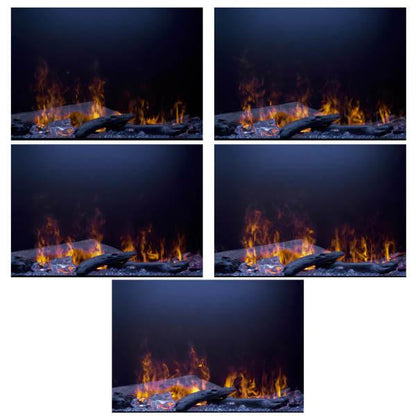 Dimplex Optimyst Linear 66" Electric Fireplace With Acrylic Ice and Driftwood Media