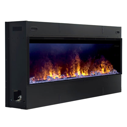 Dimplex Optimyst Linear 66" Electric Fireplace With Acrylic Ice and Driftwood Media