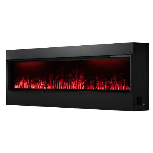 Dimplex Optimyst Linear 86" Electric Fireplace With Acrylic Ice and Driftwood Media