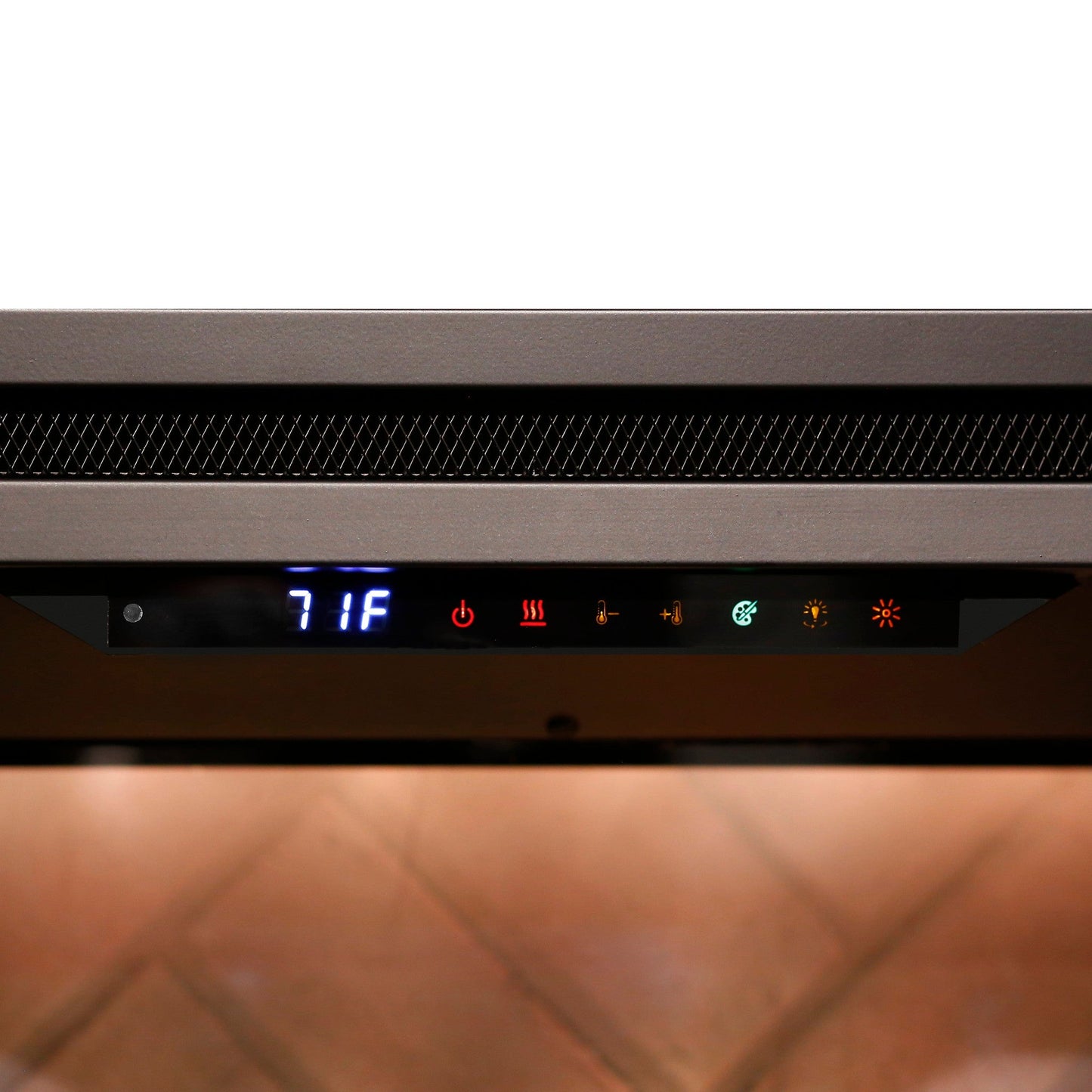 Dimplex Revillusion 24" Built-in Electric Firebox With Herringbone Brick Interior