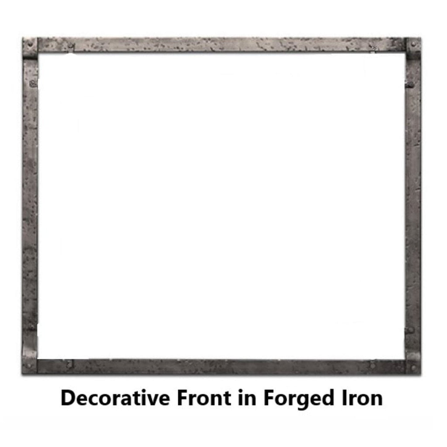 Empire 36" Distressed Pewter Forged Iron Frame for DVCT36 Rushmore Direct Vent Fireplace
