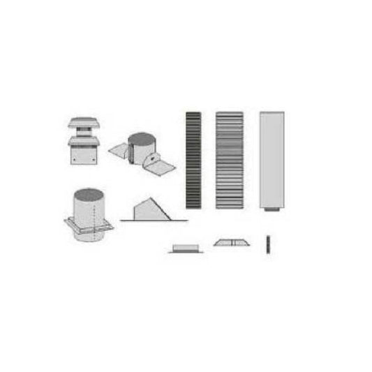 Empire 4 x 6 5/8 DV Vertical Vent Kit