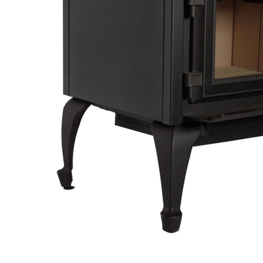 Empire Black Queen Anne Leg Kit for Gateway 1700 Wood Burning Stove