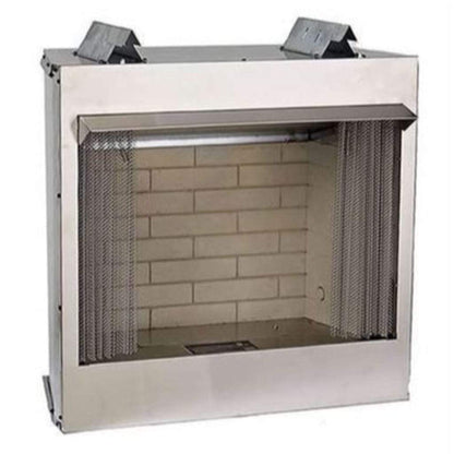 Empire Carol Rose Coastal 42" Stainless Steel Flush Front Refractory Liner, Premium Outdoor Firebox