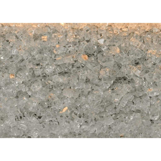 Empire Clear Frost Decorative Crushed Glass Media (10 Sq. Ft.)