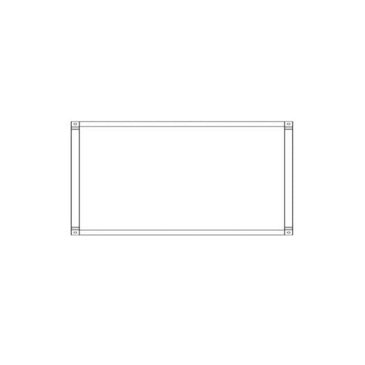 Empire Decorative Forged Iron Front in Hammered Pewter