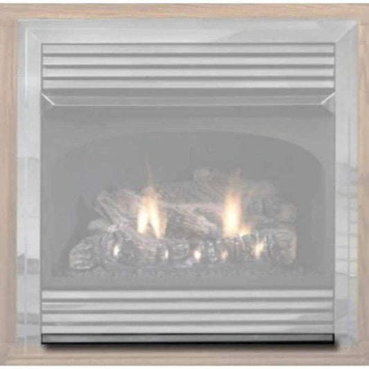 Empire Hammered Pewter Bottom Trim Kit for 26" Vail Vent Free Deluxe Fireplace