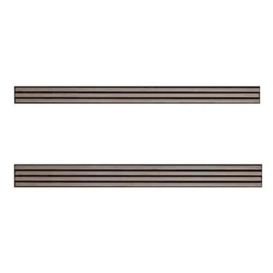 Empire Hammered Pewter Slat Louvers for 24" Vail Vent Free Premium Fireplace