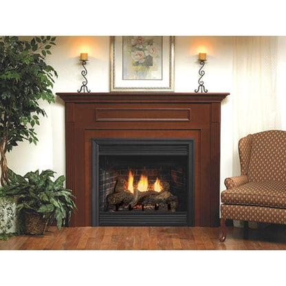 Empire Keystone 36" Millivolt Control With Louver, Natural Gas B-Vent Deluxe Fireplace