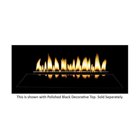 Empire Loft Series 24" Millivolt Control With On/Off Switch, Natural Gas Vent Free Contemporary Burner