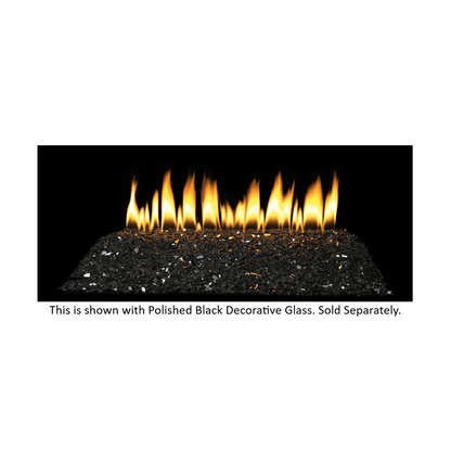 Empire Loft Series 24" Millivolt Control With On/Off Switch, Natural Gas Vent Free Contemporary Burner