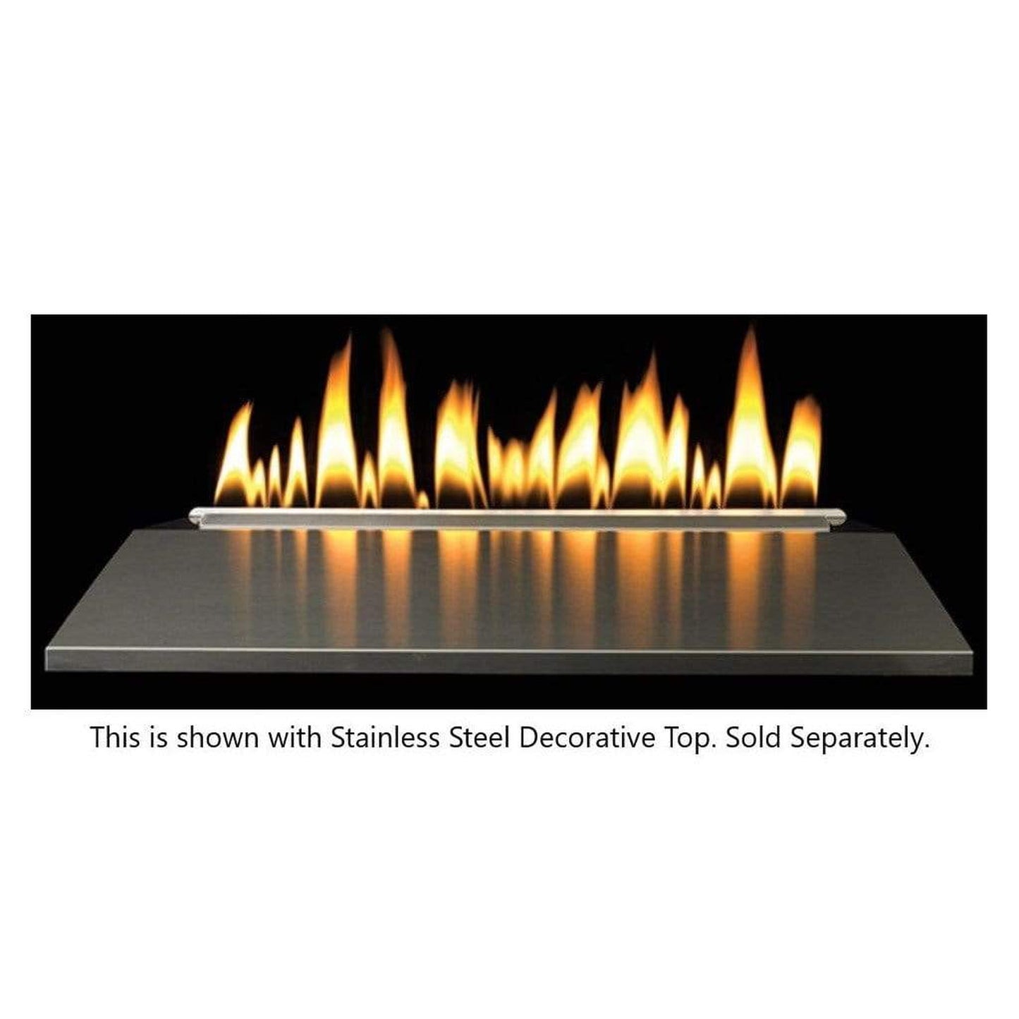 Empire Loft Series 24" Millivolt Control With On/Off Switch, Natural Gas Vent Free Multi Sided Burner