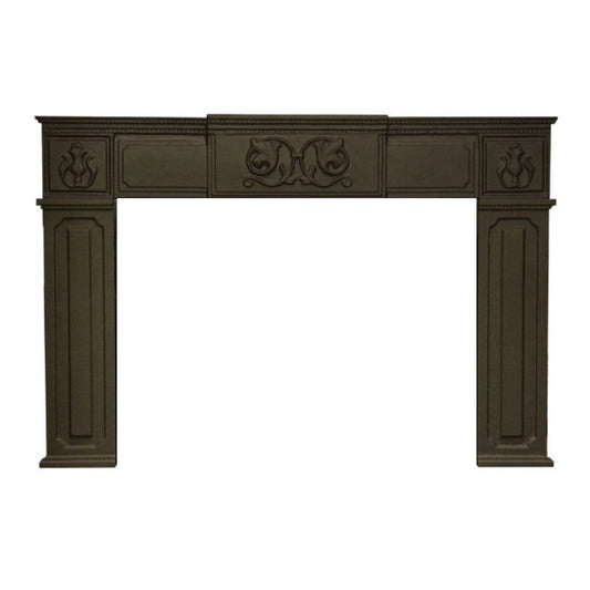 Empire Matte Black Cast Iron Surround for Innsbrook Medium Fireplace Insert