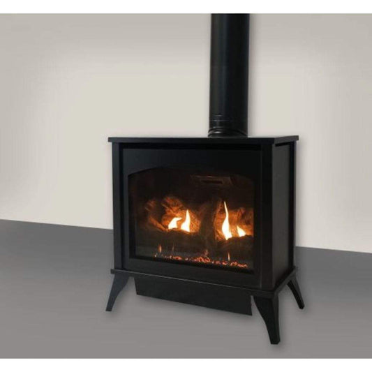 Empire Spirit 22" Intermittent Pilot Control With On/Off Switch, Propane Gas Direct Vent Small Steel Stove