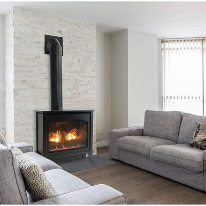 Empire Spirit 22" Millivolt Control With On/Off Switch, Propane Gas Direct Vent Small Steel Stove