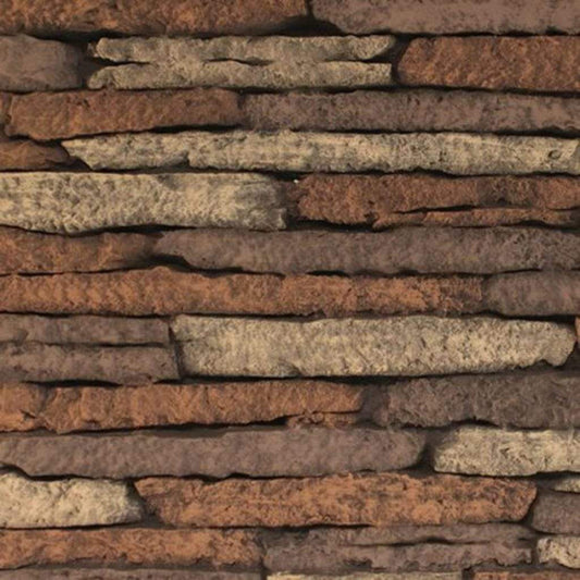 Empire Stacked Limestone Ceramic Fiber Liner for 48" Tahoe Deluxe Direct Vent Fireplace