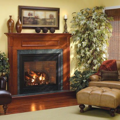 Empire Tahoe 36" Intermittent Pilot Control With On/Off Switch and Blower, Natural Gas Direct Vent Luxury Fireplace
