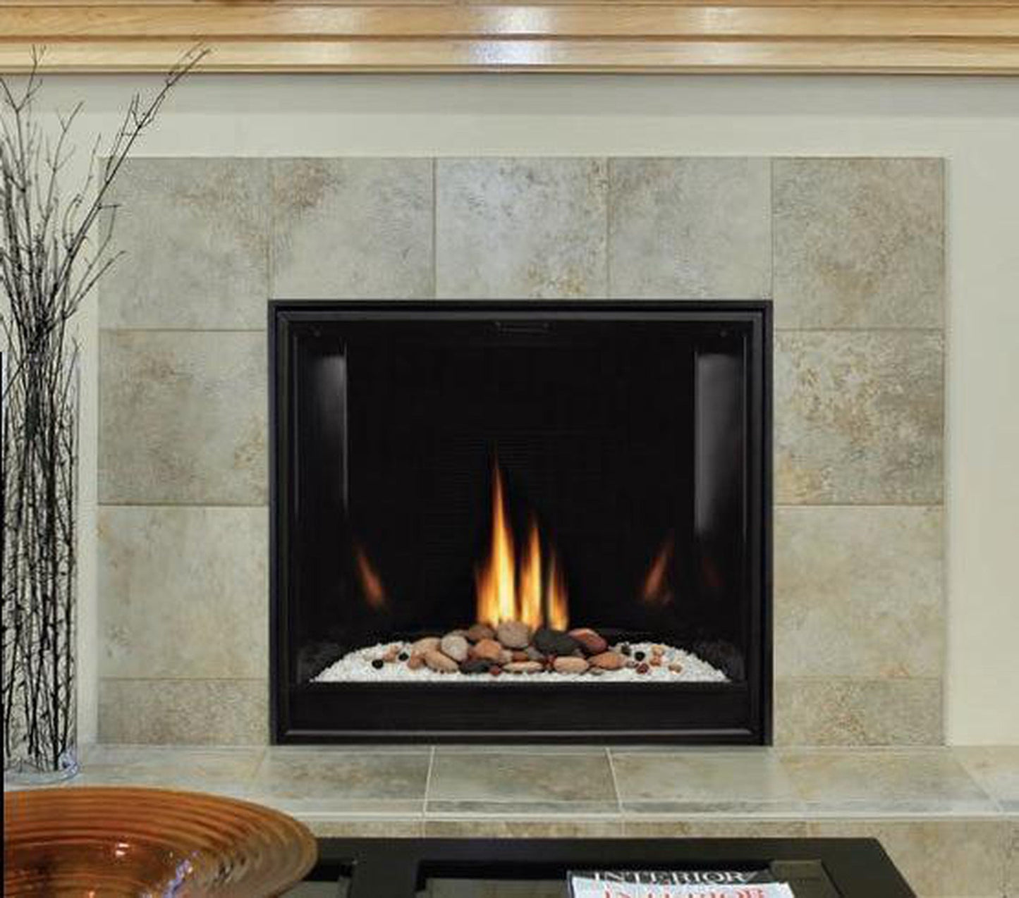 Empire Tahoe Clean Face 32" Intermittent Pilot Control With On/Off Switch, Propane Gas Direct Vent Premium Contemporary Fireplace