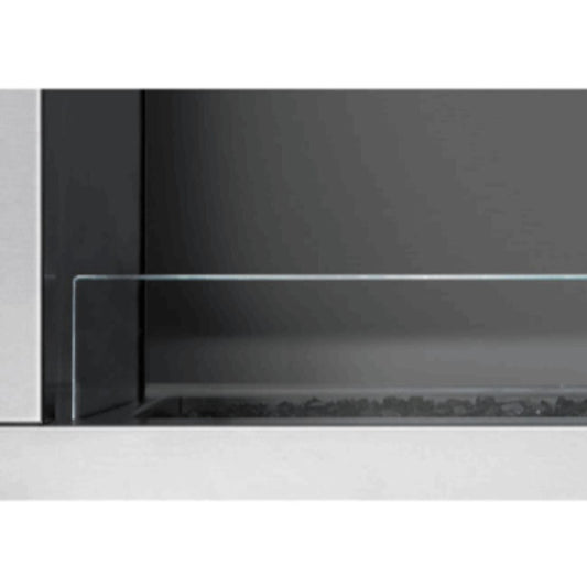 Empire Taller Weather Deflector Glass Panel for 48" Carol Rose Coastal Outdoor Linear See Through Fireplace