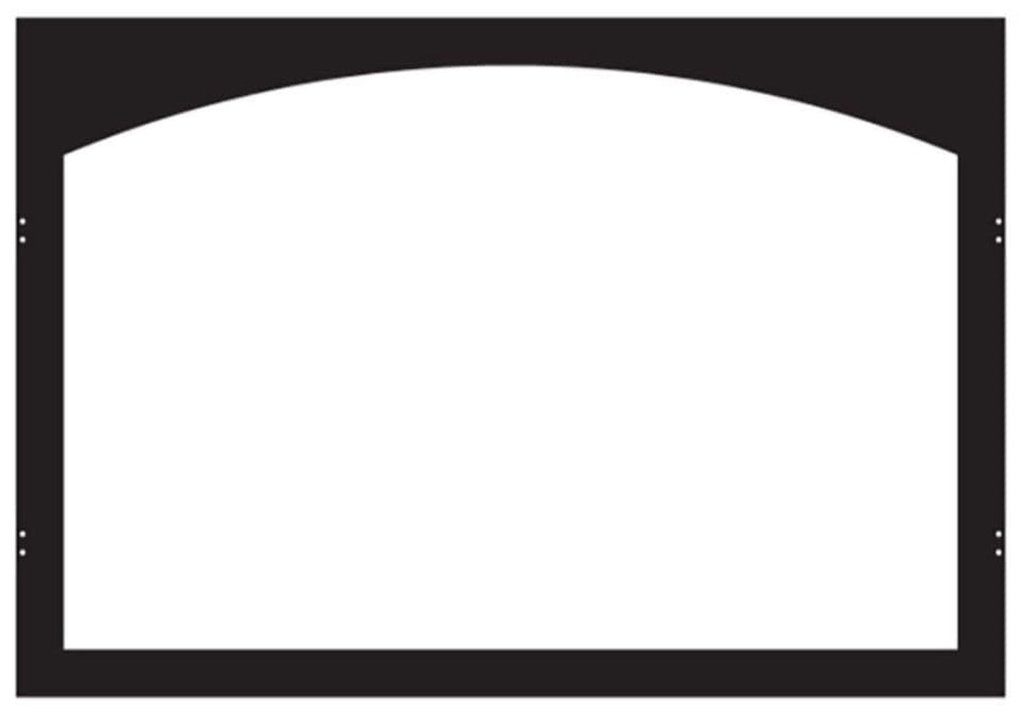 Empire VBY42TBL Matte Black Arch Hinge Door Frame