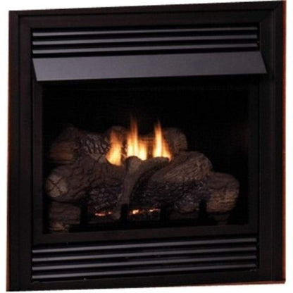 Empire Vail 26" 10,000 BTU Millivolt Control With On/Off Switch and Contour Burner, Propane Gas Vent Free Deluxe Fireplace