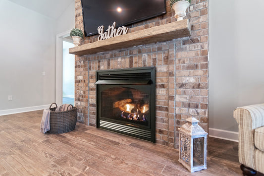 Empire Vail 36" Millivolt Control With On/Off Switch and Blower, Propane Gas Vent Free Premium Fireplace