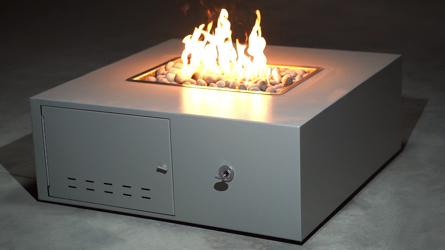 Gallaway Low Profile Fire Pit by The Outdoor Plus - Free Cover Included