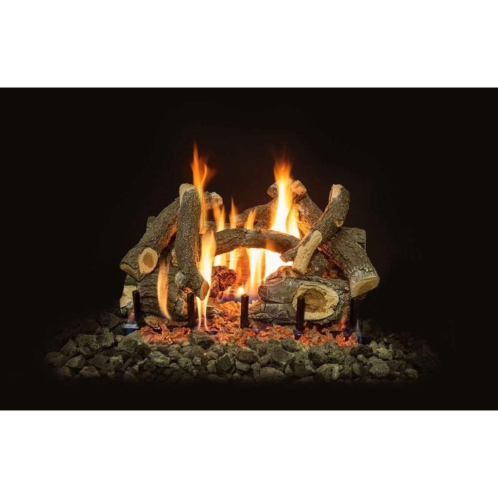 Grand Canyon 18" to 42" Arizona Weathered Oak Charred See Through Vented Gas Logs