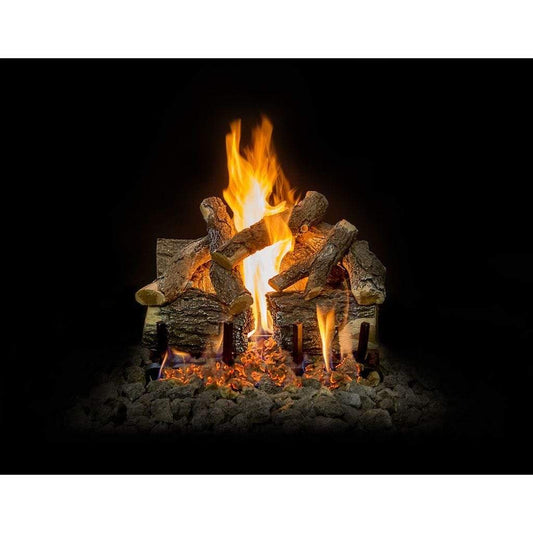 Grand Canyon 18" to 42" Arizona Weathered Oak Charred See Through Vented Gas Logs