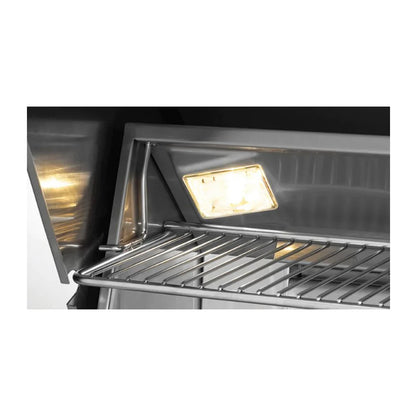 Fire Magic Echelon Diamond E1060s 48" Freestanding Grill with Power Burner, Backburner, Rotisserie Kit, 1 Sear Burner and Analog Thermometer, Natural Gas (E1060S-8LAN-51)