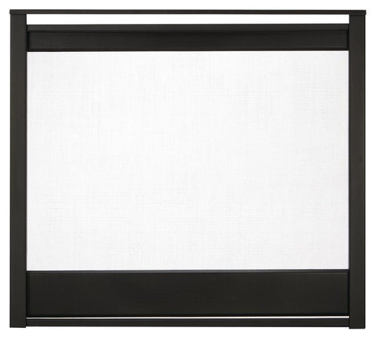 Heatilator Black Multi-Side Firescreen Front for Pier and  See-Through Gas Fireplaces